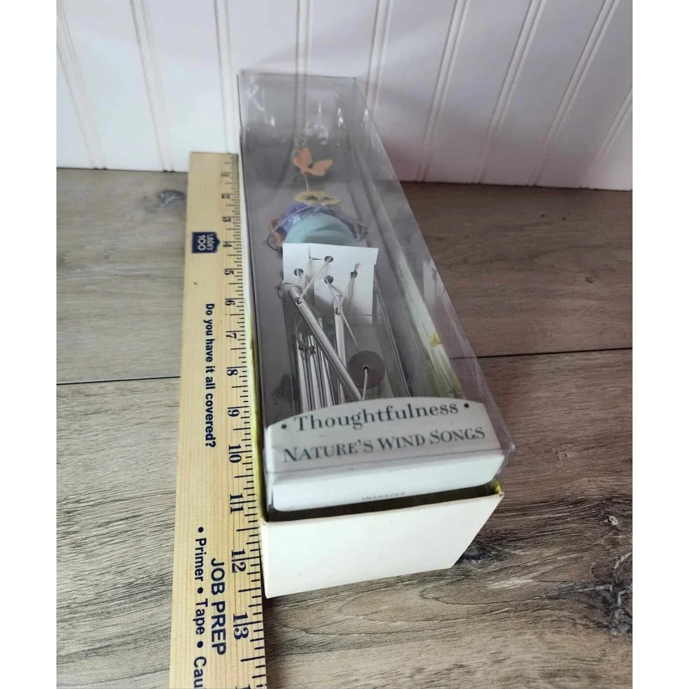 Floral Butterfly Wind Chime Initials‎ MB NIB